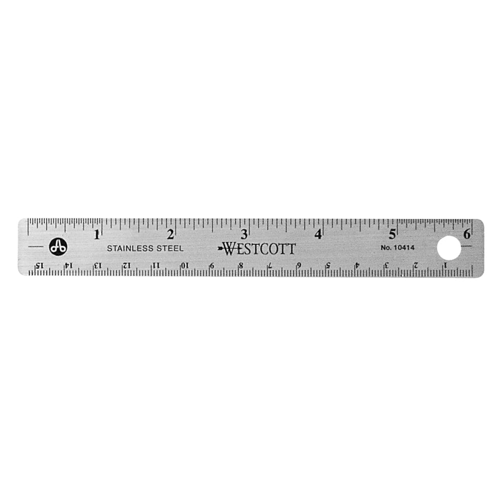 Back To Back Ruler Westcott® 15cm/6