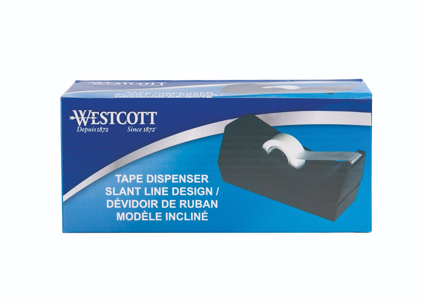 Westcott® Slant Line Tape Dispenser - Black