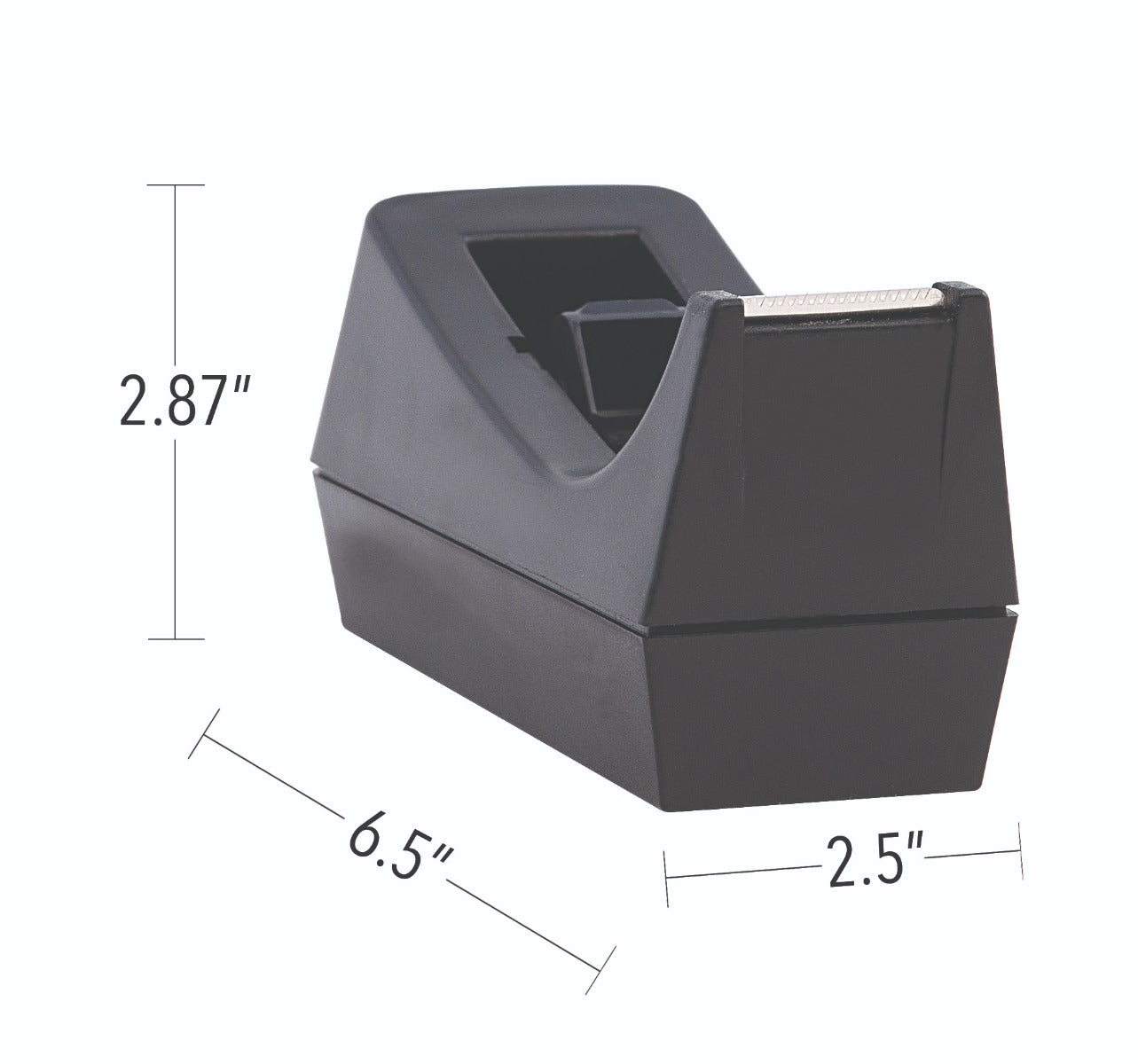 Westcott® Slant Line Tape Dispenser - Black