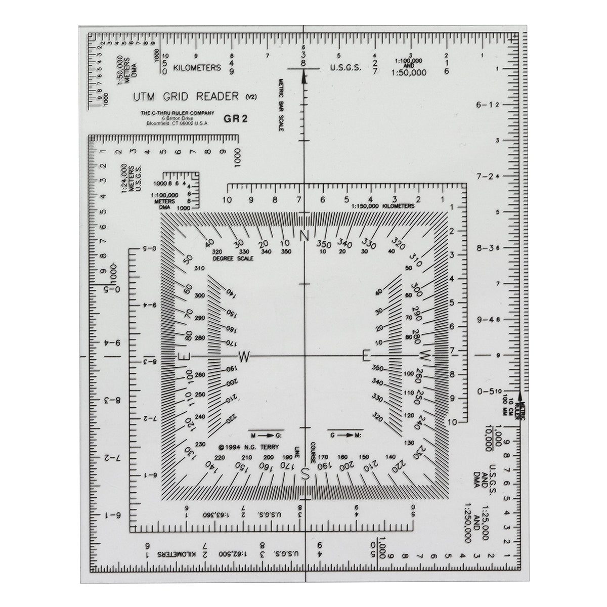 C-THRU UTM Grid Reader Plotter