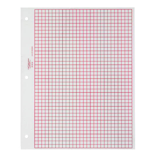 C-THRU 4ths Graph Chart - Matte Red